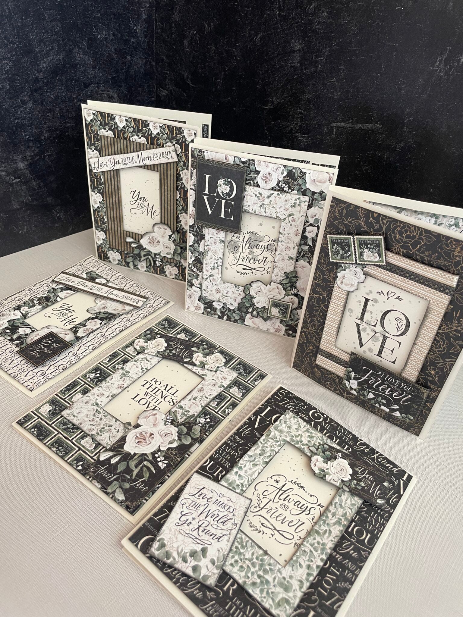 Graphic 45 P.S. I Love You Pop-Up Frame Card Set Monthly Kit 2023 Vol 8